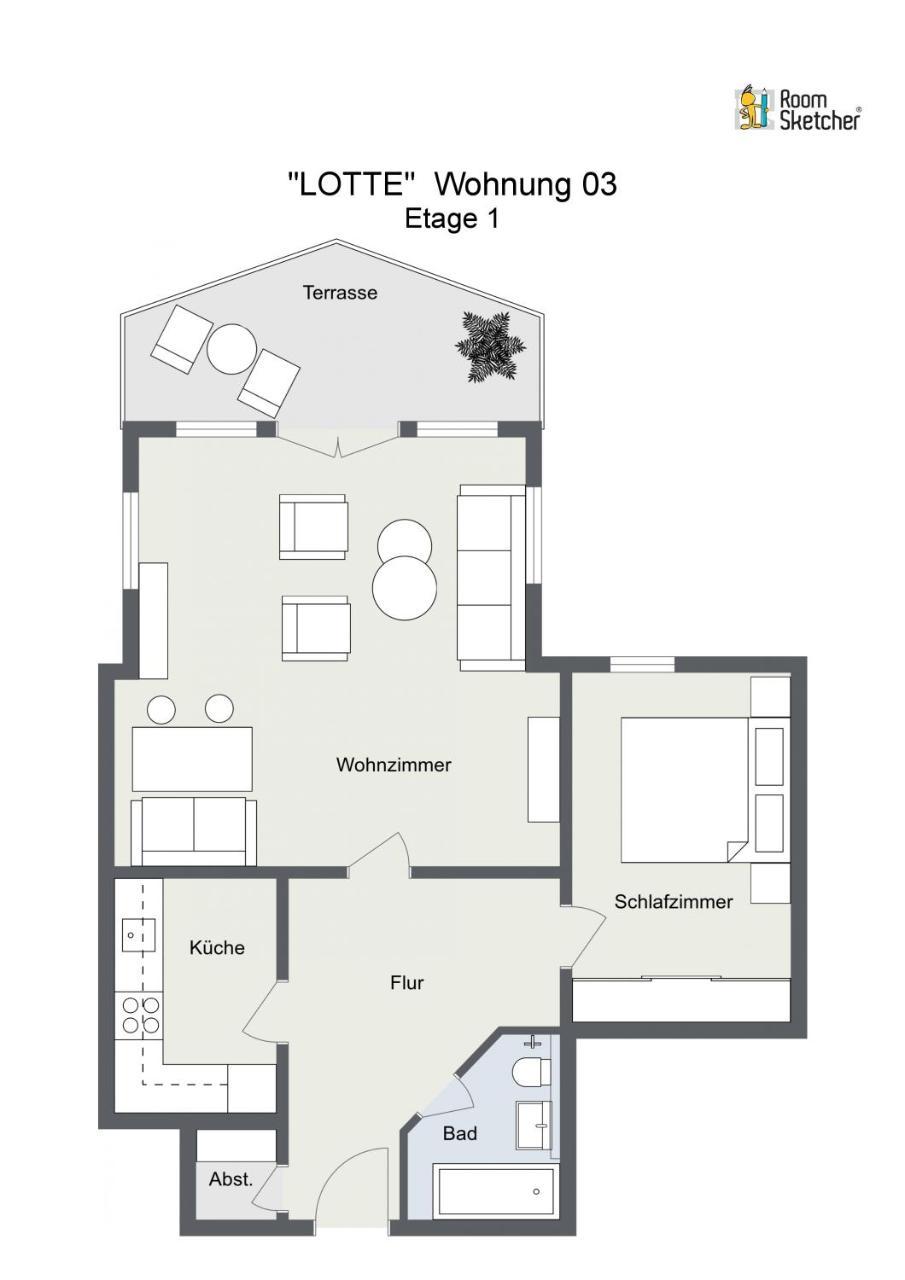 Apartment Lotte Zempin Esterno foto